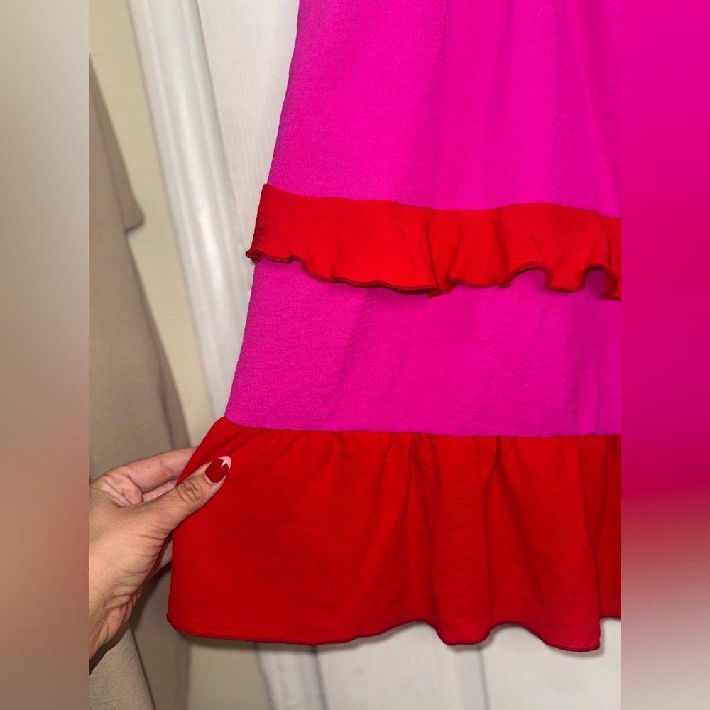 Haptics Ruffle Midi Dress - Picture 5 of 7